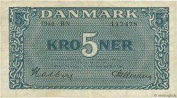 5 Kroner DANEMARK  1946 P.035c TTB