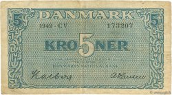 5 Kroner DINAMARCA  1949 P.035f