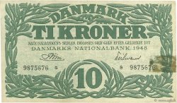 10 Kroner DANEMARK  1948 P.037f TTB