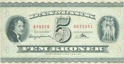 5 Kroner DINAMARCA  1955 P.042h