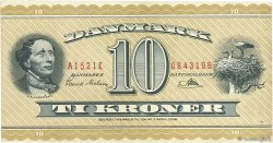 10 Kroner DINAMARCA  1952 P.043d MBC+