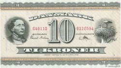 10 Kroner DANEMARK  1961 P.044q TTB+