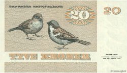 20 Kroner DANEMARK  1979 P.049a SUP
