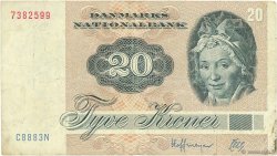 20 Kroner DANEMARK  1988 P.049g TB+
