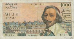 1000 Francs RICHELIEU FRANCE  1954 F.42.08 pr.TTB