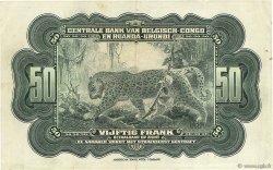 50 Francs CONGO BELGE  1952 P.24a TTB