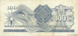 100 Francs RWANDA BURUNDI  1960 P.05a TTB