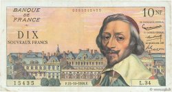 10 Nouveaux Francs RICHELIEU FRANCE  1959 F.57.03 pr.TTB