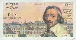 10 Nouveaux Francs RICHELIEU FRANCE  1959 F.57.03 TTB+
