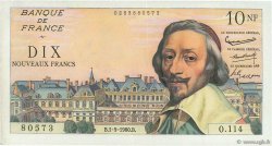 10 Nouveaux Francs RICHELIEU FRANCE  1960 F.57.10 pr.SUP