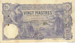 20 Piastres INDOCHINE FRANÇAISE Saïgon 1920 P.041 TB