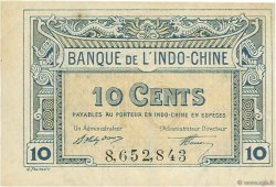 10 Cents INDOCHINE FRANÇAISE  1919 P.043 SUP