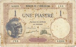 1 Piastre INDOCHINE FRANÇAISE  1921 P.048a B
