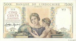 500 Piastres INDOCHINE FRANÇAISE  1939 P.057 SPL+