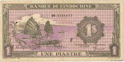 1 Piastre violet INDOCHINE FRANÇAISE  1942 P.060 TTB