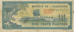 500 Piastres bleu INDOCHINE FRANÇAISE  1944 P.068 pr.TB