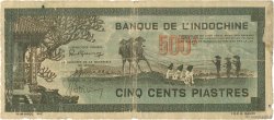 500 Piastres gris-vert INDOCHINE FRANÇAISE  1945 P.069 B