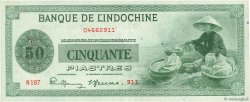 50 Piastres INDOCHINE FRANÇAISE  1945 P.077a pr.SUP