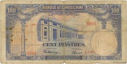 100 Piastres INDOCHINE FRANÇAISE  1946 P.079a B