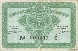 5 Cents INDOCHINE FRANÇAISE  1942 P.088a TTB