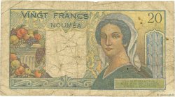 20 Francs NOUVELLE CALÉDONIE  1954 P.50c B