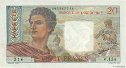 20 Francs TAHITI  1963 P.21c pr.SUP