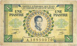 1 Piastre - 1 Dong INDOCHINE FRANÇAISE  1953 P.104 TB