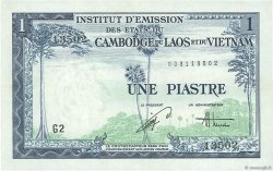 1 Piastre - 1 Dong FRENCH INDOCHINA  1954 P.105