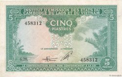 5 Piastres - 5 Dong FRENCH INDOCHINA  1953 P.106