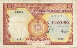 10 Piastres - 10 Dong INDOCHINE FRANÇAISE  1953 P.107