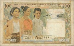 100 Piastres - 100 Dong INDOCHINE FRANÇAISE  1954 P.108 B