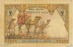 50 Francs DJIBOUTI  1952 P.25 TB