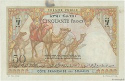 50 Francs DJIBOUTI  1952 P.25 TTB