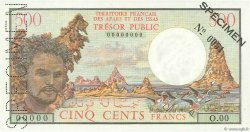 500 Francs Spécimen AFARS ET ISSAS  1975 P.33s SUP+