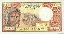 1000 Francs AFARS ET ISSAS  1975 P.34 SUP
