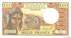 1000 Francs DJIBOUTI  1988 P.37b
