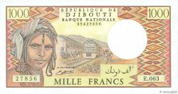1000 Francs DJIBOUTI  1991 P.37d SPL