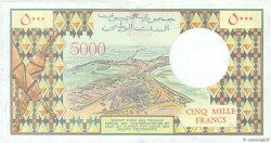 5000 Francs DJIBOUTI  1991 P.38c TTB+