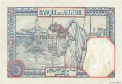 5 Francs ALGÉRIE  1929 P.077a SUP