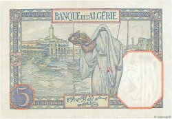 5 Francs ALGÉRIE  1939 P.077a SUP+