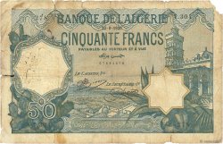 50 Francs ALGÉRIE  1920 P.080 B