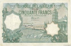 50 Francs ALGÉRIE  1936 P.080 TTB