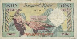 500 Francs ALGÉRIE  1958 P.117 TTB
