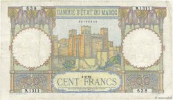100 Francs MAROC  1945 P.20 TTB