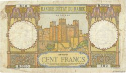 100 Francs MAROC  1947 P.20 B