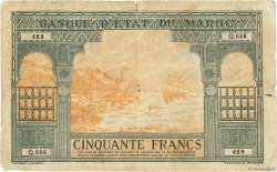 50 Francs MAROC  1943 P.40 B