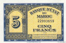 5 Francs MAROC  1944 P.24 pr.NEUF