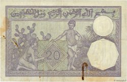 20 Francs TUNISIE  1941 P.06b TB+