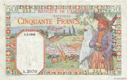50 Francs TUNISIE  1945 P.12a TTB