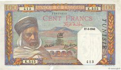 100 Francs TUNISIE  1941 P.13a TTB+